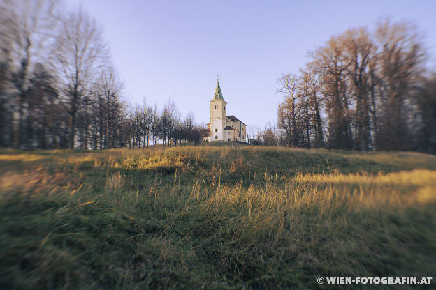 Ein letzter Blick zur Kirche