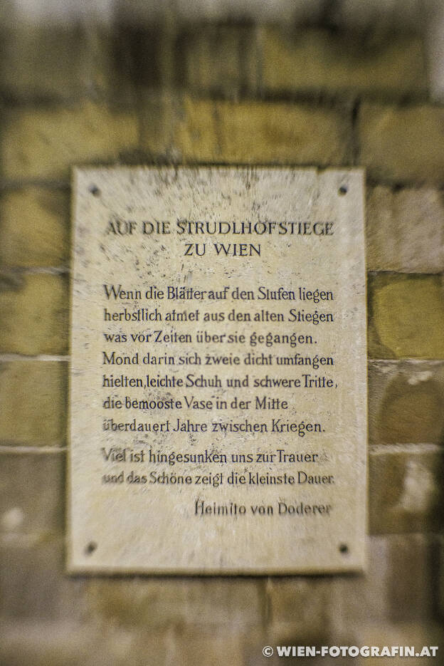 Gedicht von Heimito von Doderer, Autor des Romans 