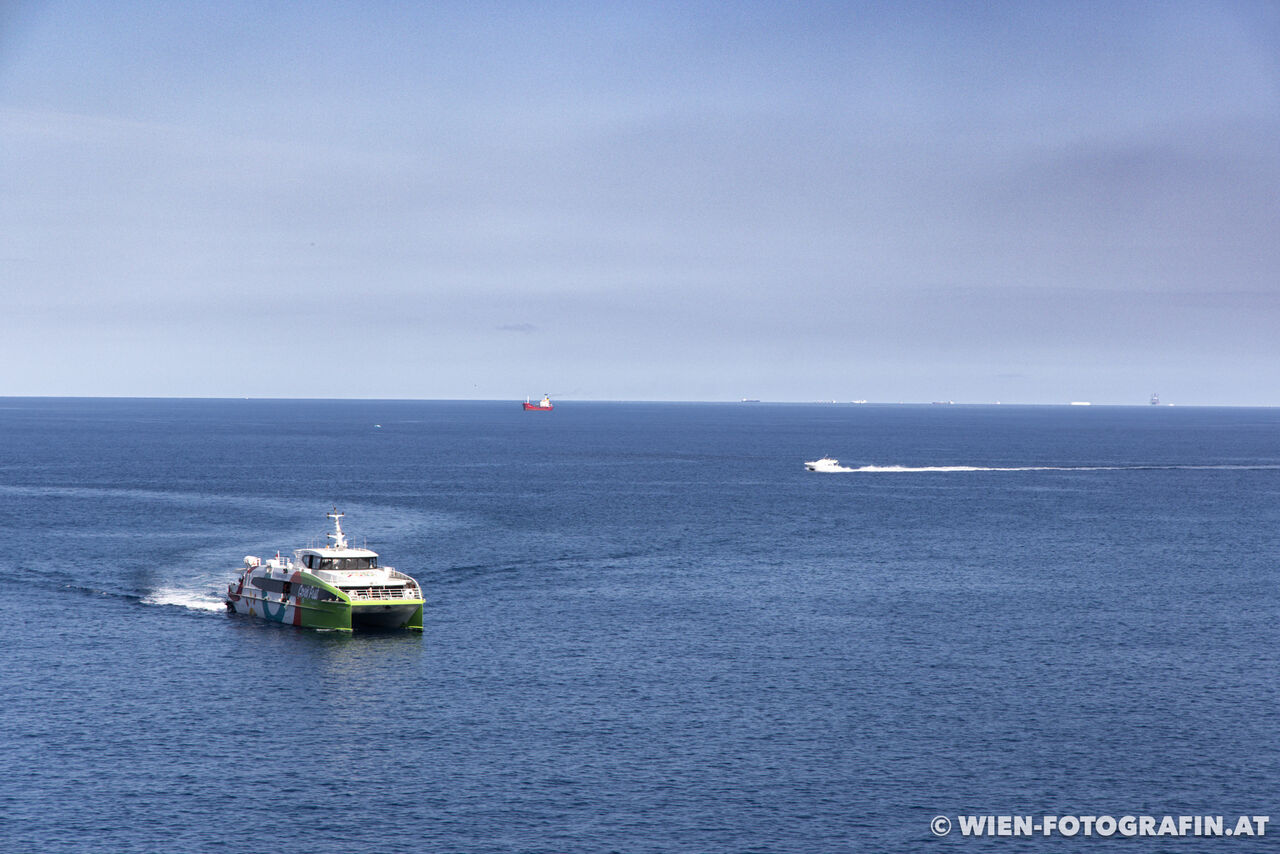 Die Fähre aus Gozo läuft ein