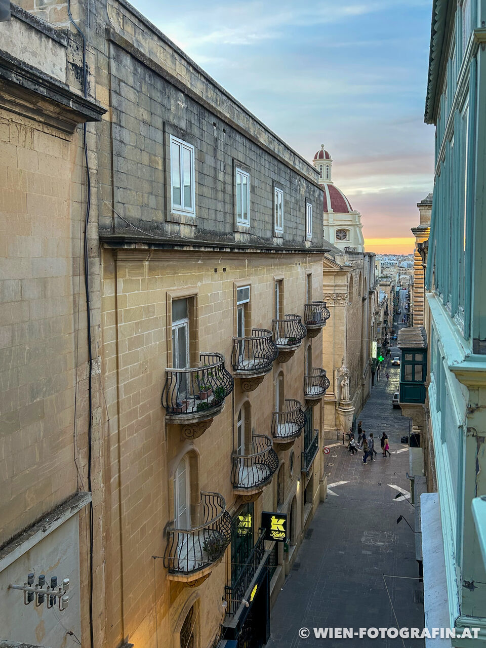 Ausblick aus unserem Hotel