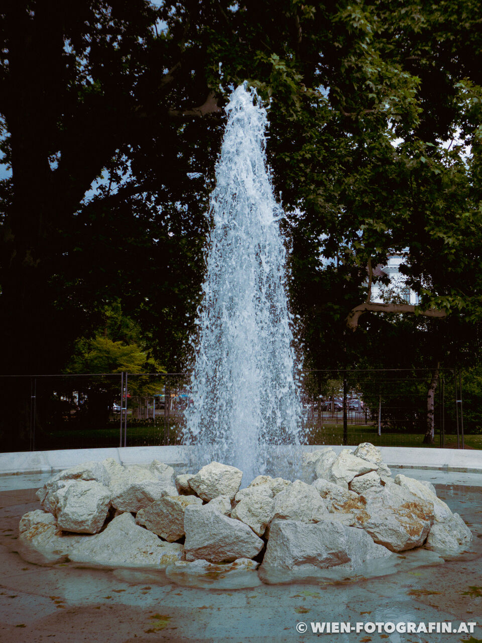 Springbrunnen im Rathauspark